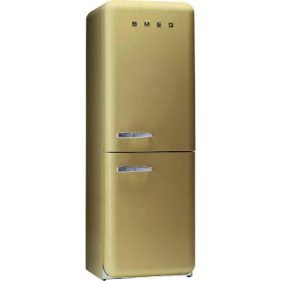 Smeg FAB32RNC 60cm 'Retro Style' Frost Free Fridge Freezer in Cream with Right Hand Hinge